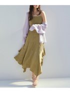 【フレイ アイディー/FRAY I.D】のアシメヘムキャミワンピース GRN[024]|ID: prp329100004533142 ipo3291000000032698021