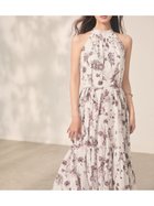 【フレイ アイディー/FRAY I.D】のホルターネックギャザーフラワーワンピース 人気、トレンドファッション・服の通販 founy(ファニー) ファッション Fashion レディースファッション WOMEN ワンピース Dress ギャザー Gather トレンド Trend プリント Print ボタニカル Botanical モノトーン Monotone リゾート Resort リボン Ribbon 夏 Summer thumbnail BRD[078]|ID: prp329100004533145 ipo3291000000032154285