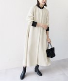 【シップス フォー ウィメン/SHIPS】のSHIPS any 洗濯機可能 ダブルクロス Aライン シャツワンピース NAVY BLUE オフホワイト|ID: prp329100004533148 ipo3291000000032041164