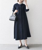 【シップス フォー ウィメン/SHIPS】のSHIPS any 洗濯機可能 ダブルクロス Aライン シャツワンピース ネイビー系|ID: prp329100004533148 ipo3291000000034727668