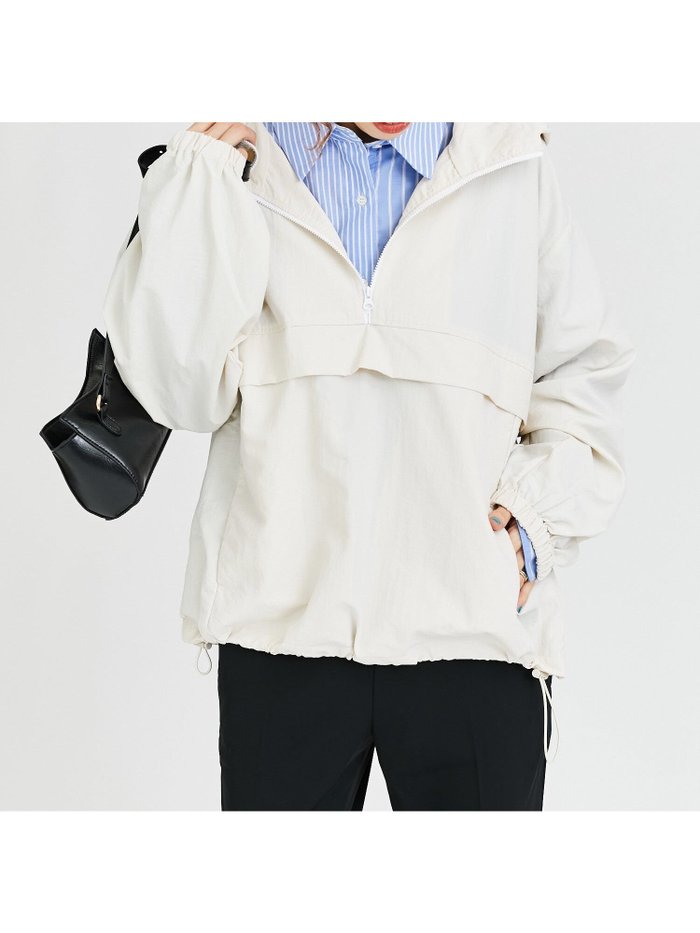 【テチチ/Te chichi】のアノラックショートブルゾン インテリア・キッズ・メンズ・レディースファッション・服の通販 founy(ファニー) https://founy.com/ ファッション Fashion レディースファッション WOMEN アウター Coat Outerwear ブルゾン Blouson/Jackets シンプル Simple ドローコード Draw Cord フロント Front ベーシック Basic ポケット Pocket 旅行 Travel |ID: prp329100004533150 ipo3291000000032041165