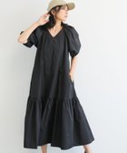 【バンヤードストーム/BARNYARDSTORM】のVネックボリュームスリーブマキシワンピース 人気、トレンドファッション・服の通販 founy(ファニー) ファッション Fashion レディースファッション WOMEN ワンピース Dress マキシワンピース Maxi Dress おすすめ Recommend キャップ Cap ギャザー Gather サンダル Sandals スニーカー Sneakers フォルム Form 夏 Summer thumbnail ブラック19|ID: prp329100004533166 ipo3291000000032041228