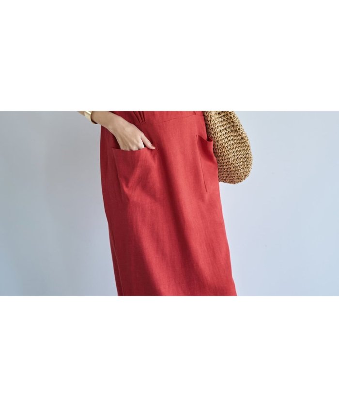 【スタイルデリ/STYLE DELI】の【LUXE】ファスナーVネック麻混ワンピース インテリア・キッズ・メンズ・レディースファッション・服の通販 founy(ファニー) https://founy.com/ ファッション Fashion レディースファッション WOMEN ワンピース Dress インナー Inner カーディガン Cardigan 切替 Switching サンダル Sandals シルバー Silver ジャケット Jacket スニーカー Sneakers スリット Slit タンク Tank デコルテ Decolletage ノースリーブ No Sleeve バランス Balance ペチコート Petticoat ポケット Pocket 半袖 Short Sleeve リゾート Resort 夏 Summer |ID: prp329100004533168 ipo3291000000032041241
