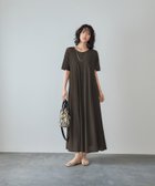 【スタイルデリ/STYLE DELI】の【Made in JAPAN】接触冷感フレアマキシ丈ワンピース ブラウン|ID: prp329100004533172 ipo3291000000032041261