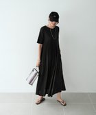 【スタイルデリ/STYLE DELI】の【Made in JAPAN】接触冷感フレアマキシ丈ワンピース ブラック|ID: prp329100004533172 ipo3291000000032041262