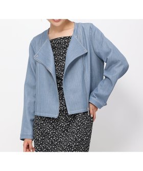 【ミッシュマッシュ/MISCH MASCH】の【防しわ/UVカット/2024春夏新作】シャンブレーデニムライダースジャケット/MM418502 人気、トレンドファッション・服の通販 founy(ファニー) ファッション Fashion レディースファッション WOMEN アウター Coat Outerwear ジャケット Jackets ライダース Riders Jacket おすすめ Recommend ガーリー Girly シャンブレー Chambray デニム Denim ライダースジャケット Riders Jacket 夏 Summer 春 Spring S/S・春夏 Ss・Spring/Summer |ID:prp329100004533176