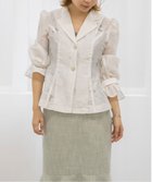 【ランダ/RANDA】のジャガードコンパクトジャケット 人気、トレンドファッション・服の通販 founy(ファニー) ファッション Fashion レディースファッション WOMEN アウター Coat Outerwear ジャケット Jackets おすすめ Recommend コンパクト Compact シンプル Simple ジャケット Jacket スリーブ Sleeve エレガント 上品 Elegant thumbnail WHITE|ID: prp329100004533181 ipo3291000000032041303