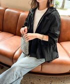 【その他のブランド/Other】の日本製・撥水ティアードフリルパーカー ブラック|ID: prp329100004533228 ipo3291000000032247997