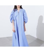 【エヌ ナチュラルビューティーベーシック/N.Natural Beauty basic】のストライプドロストワンピース 人気、トレンドファッション・服の通販 founy(ファニー) ファッション Fashion レディースファッション WOMEN ワンピース Dress ストライプ Stripe ドローストリング Drawstring バランス Balance ヨーク Yoke リラックス Relax thumbnail ブルー2|ID: prp329100004533240 ipo3291000000032369055