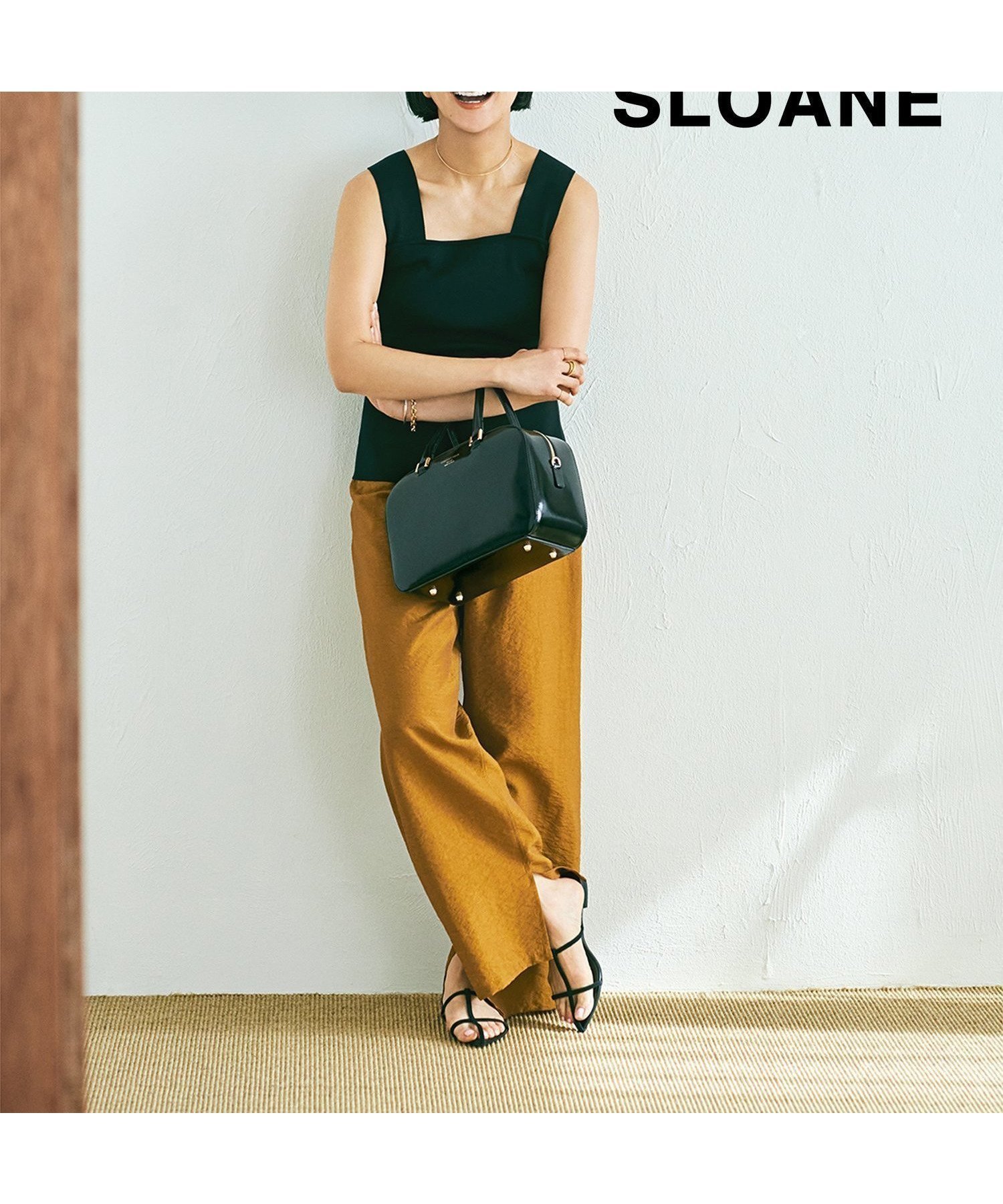 【デミルクス ビームス/Demi-Luxe BEAMS】の【別注】スタイリスト佐藤佳菜子 * SLOANE / ミラノ リブ タンクトップ インテリア・キッズ・メンズ・レディースファッション・服の通販 founy(ファニー) 　ファッション　Fashion　レディースファッション　WOMEN　インナー　Inner　春　Spring　カーディガン　Cardigan　コラボ　Collaboration　コレクション　Collection　コンパクト　Compact　ジャケット　Jacket　スクエア　Square　ストレート　Straight　タンク　Tank　トリプル　Triple　人気　Popularity　フロント　Front　別注　Special Order　ミラノ　Milan　ミラノリブ　Milan Ribs　ラップ　Wrap　BLACK|ID: prp329100004533241 ipo3291000000032092244