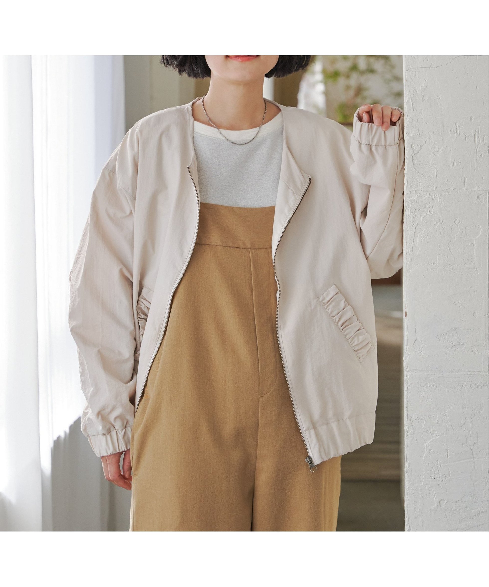 【エルビーシー/LBC】のナイロンシャーリングブルゾン 人気、トレンドファッション・服の通販 founy(ファニー) 　ファッション　Fashion　レディースファッション　WOMEN　アウター　Coat Outerwear　ブルゾン　Blouson/Jackets　シャーリング　Shirring　シンプル　Simple　スポーティ　Sporty　トレンド　Trend　ブルゾン　Blouson　ポケット　Pocket　 other-1|ID: prp329100004533262 ipo3291000000032041601