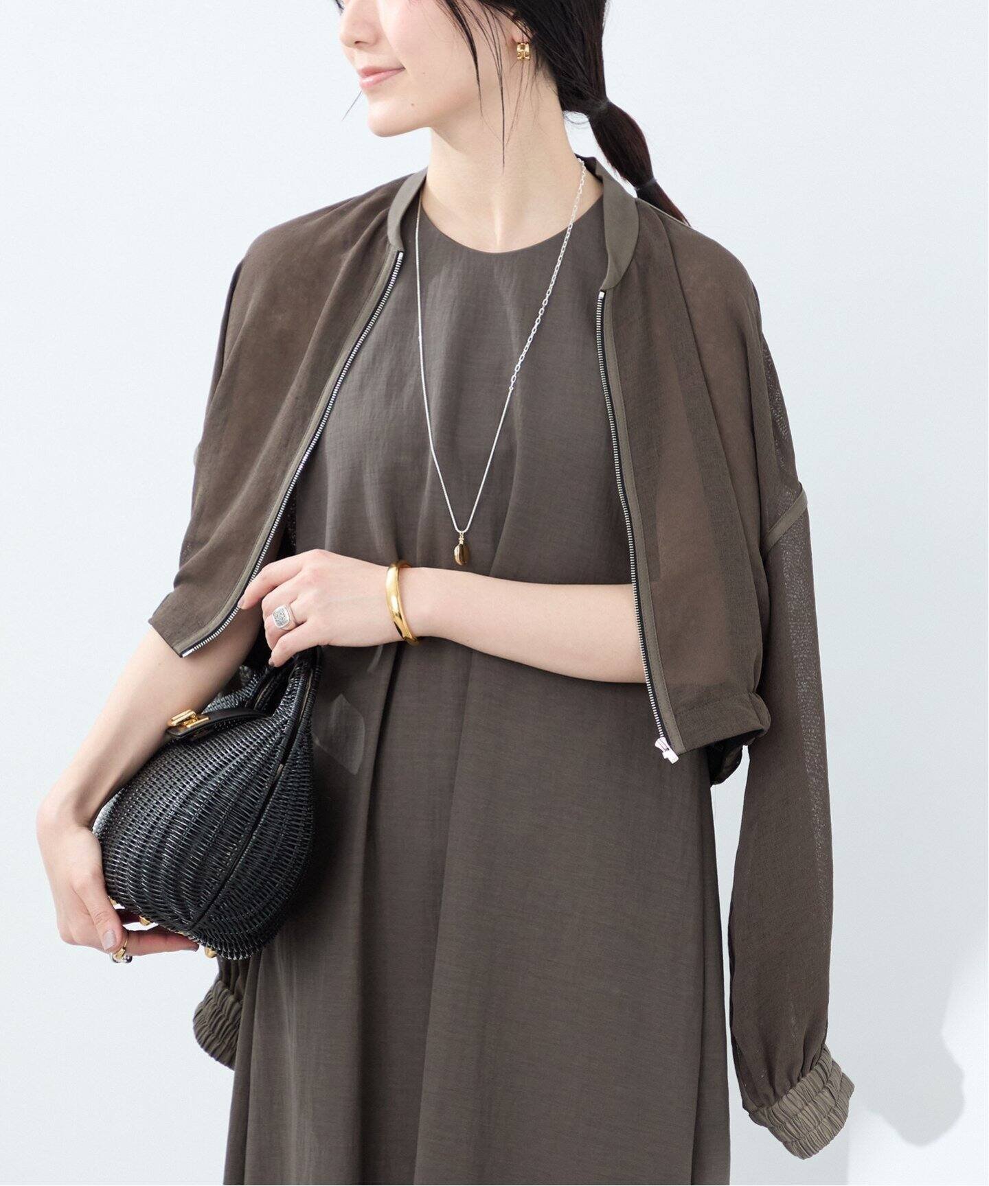 【ヴェルメイユ パー イエナ/VERMEIL par iena】のメッシュブルゾン インテリア・キッズ・メンズ・レディースファッション・服の通販 founy(ファニー) 　ファッション　Fashion　レディースファッション　Ladies' Fashion Online　アウター　Coat Outerwear　ブルゾン　Blouson/Jackets　2025年　2025　2025春夏・S/S　Ss,Spring/Summer,2025　おすすめ　Recommend　コンパクト　Compact　シアー　Sheer　デニム　Denim　ブルゾン　Blouson　メッシュ　Mesh　エレガント 上品　Elegant　旅行　Travel　軽量　Lightweight　ブラウン|ID: prp329100004533280 ipo3291000000032693022