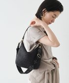 【ラシット/russet】のモノグラムテープ カゴシンプルショルダーバッグ ブラック|ID: prp329100004533301 ipo3291000000032640409