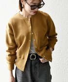 【シップス フォー ウィメン/SHIPS】の【WEB限定】SHIPS any USA コットン 裏起毛 コンパクト スナップ カーディガン キャメル|ID: prp329100004533342 ipo3291000000032041922