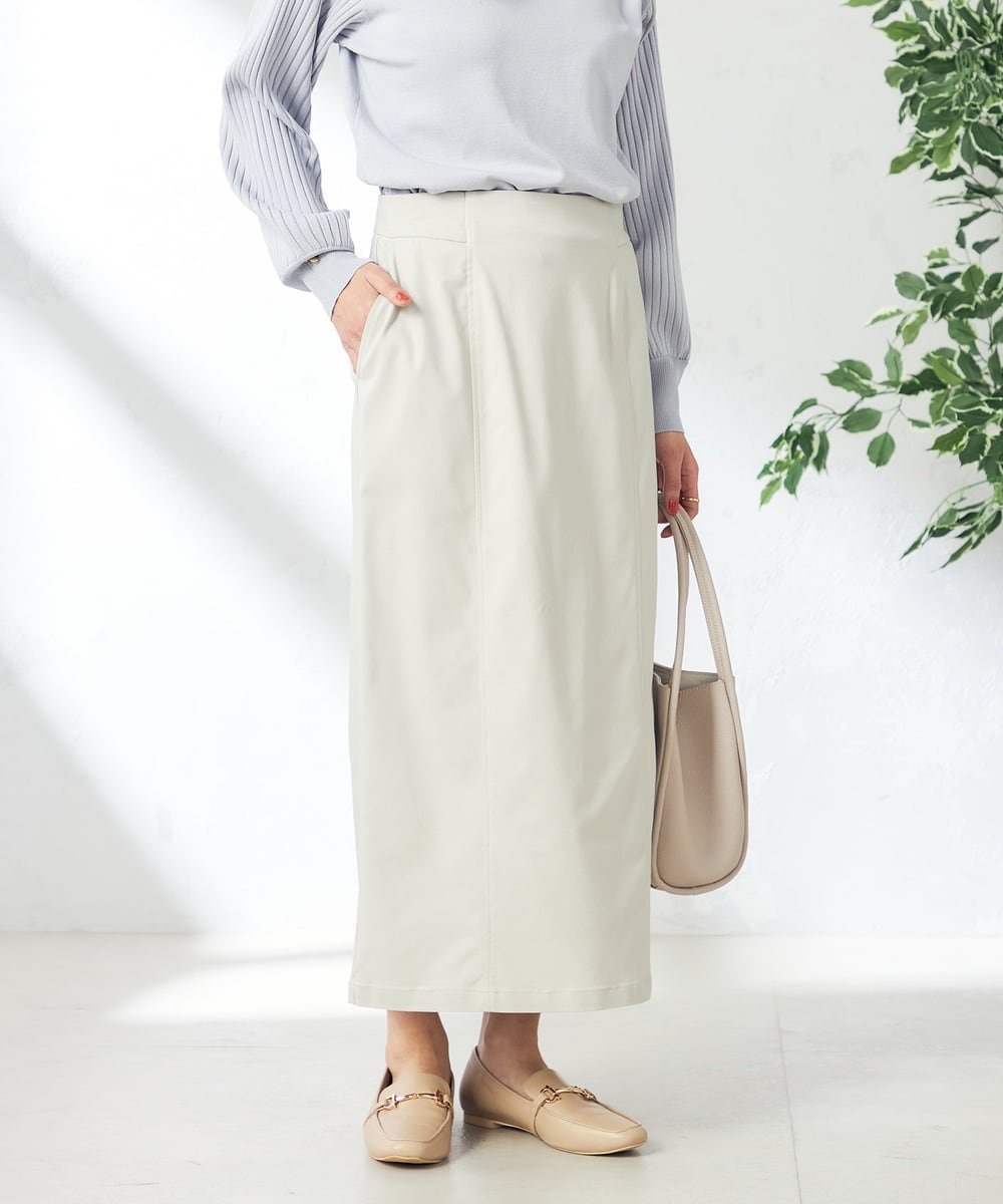 【アー ヴェー ヴェー/a.v.v】のハイパーストレッチナロースカート インテリア・キッズ・メンズ・レディースファッション・服の通販 founy(ファニー) 　ファッション　Fashion　レディースファッション　WOMEN　スカート　Skirt　おすすめ　Recommend　ジャケット　Jacket　ストレッチ　Stretch　スリット　Slit　人気　Popularity　再入荷　Restock/Back In Stock/Re Arrival　定番　Standard　ビジネス 仕事 通勤　Business　グレージュ|ID: prp329100004533367 ipo3291000000032357196