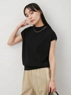 【ミラオーウェン/Mila Owen】の【UV加工】【ウォッシャブル】ハイネックブラウジングニットプルオーバー 人気、トレンドファッション・服の通販 founy(ファニー) ファッション Fashion レディースファッション WOMEN トップス・カットソー Tops/Tshirt ニット Knit Tops プルオーバー Pullover ウォッシャブル Washable 抗菌 Antibacterial シンプル Simple スリーブ Sleeve ハイネック High Neck フレンチ French 夏 Summer エレガント 上品 Elegant thumbnail BLK[009]|ID: prp329100004533369 ipo3291000000032318896