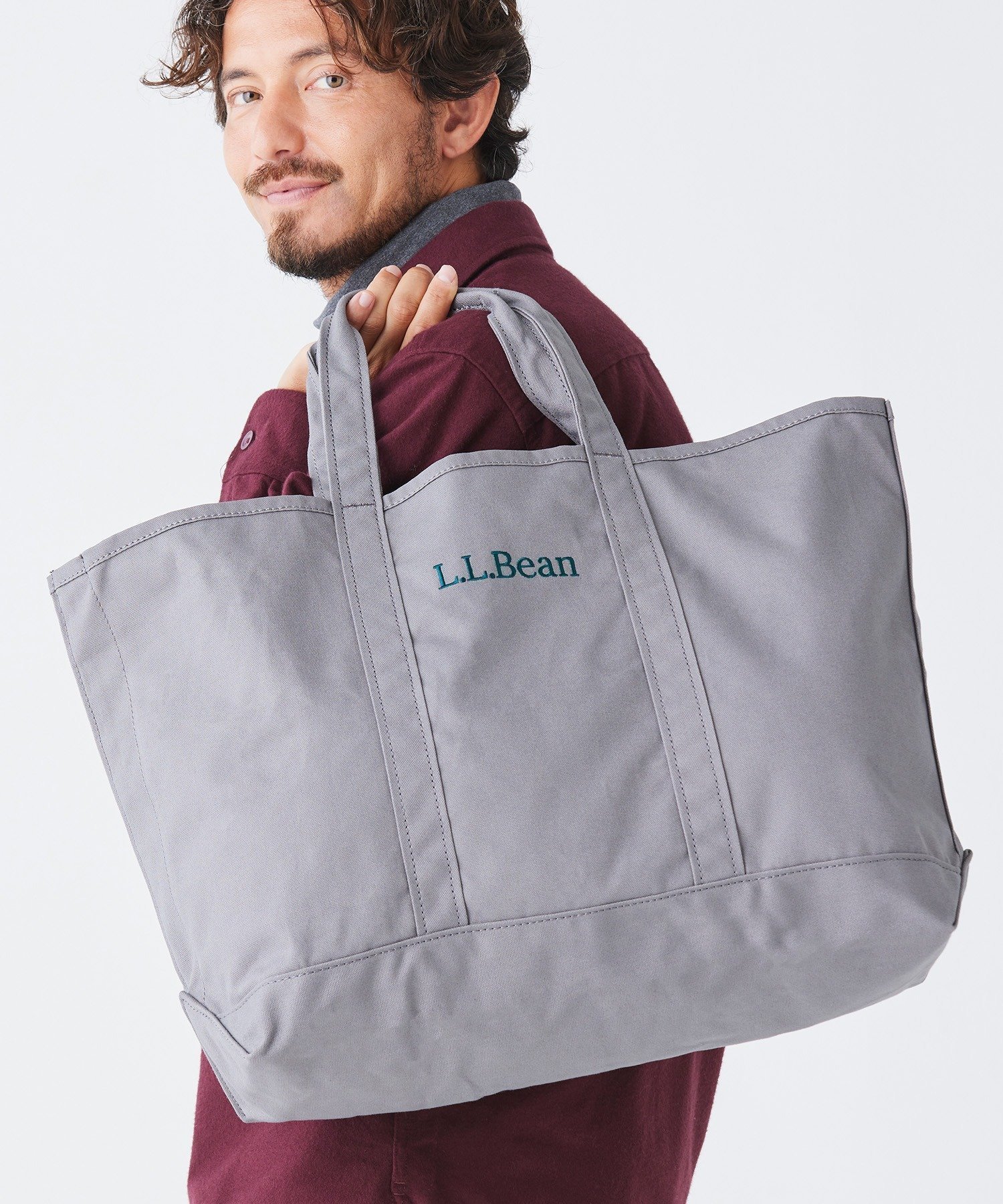 【エルエルビーン/L.L.Bean】のグローサリー・トート インテリア・キッズ・メンズ・レディースファッション・服の通販 founy(ファニー) 　ファッション　Fashion　レディースファッション　Ladies' Fashion Online　バッグ　Bag　キャンバス　Canvas　コーティング　Coating　レギュラー　Regular　Platinum|ID: prp329100004533374 ipo3291000000032577726
