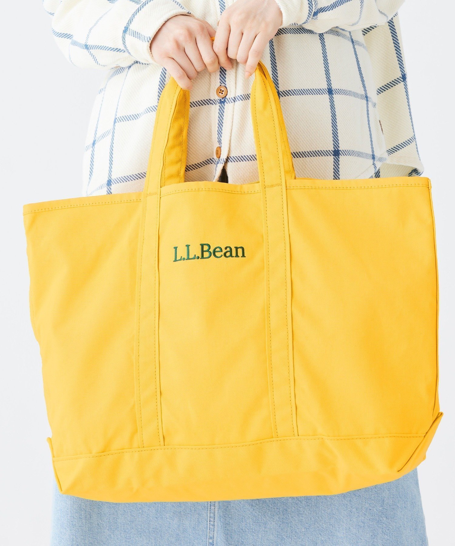 【エルエルビーン/L.L.Bean】のグローサリー・トート インテリア・キッズ・メンズ・レディースファッション・服の通販 founy(ファニー) 　ファッション　Fashion　レディースファッション　Ladies' Fashion Online　バッグ　Bag　キャンバス　Canvas　コーティング　Coating　レギュラー　Regular　Goldenrod|ID: prp329100004533374 ipo3291000000032577733