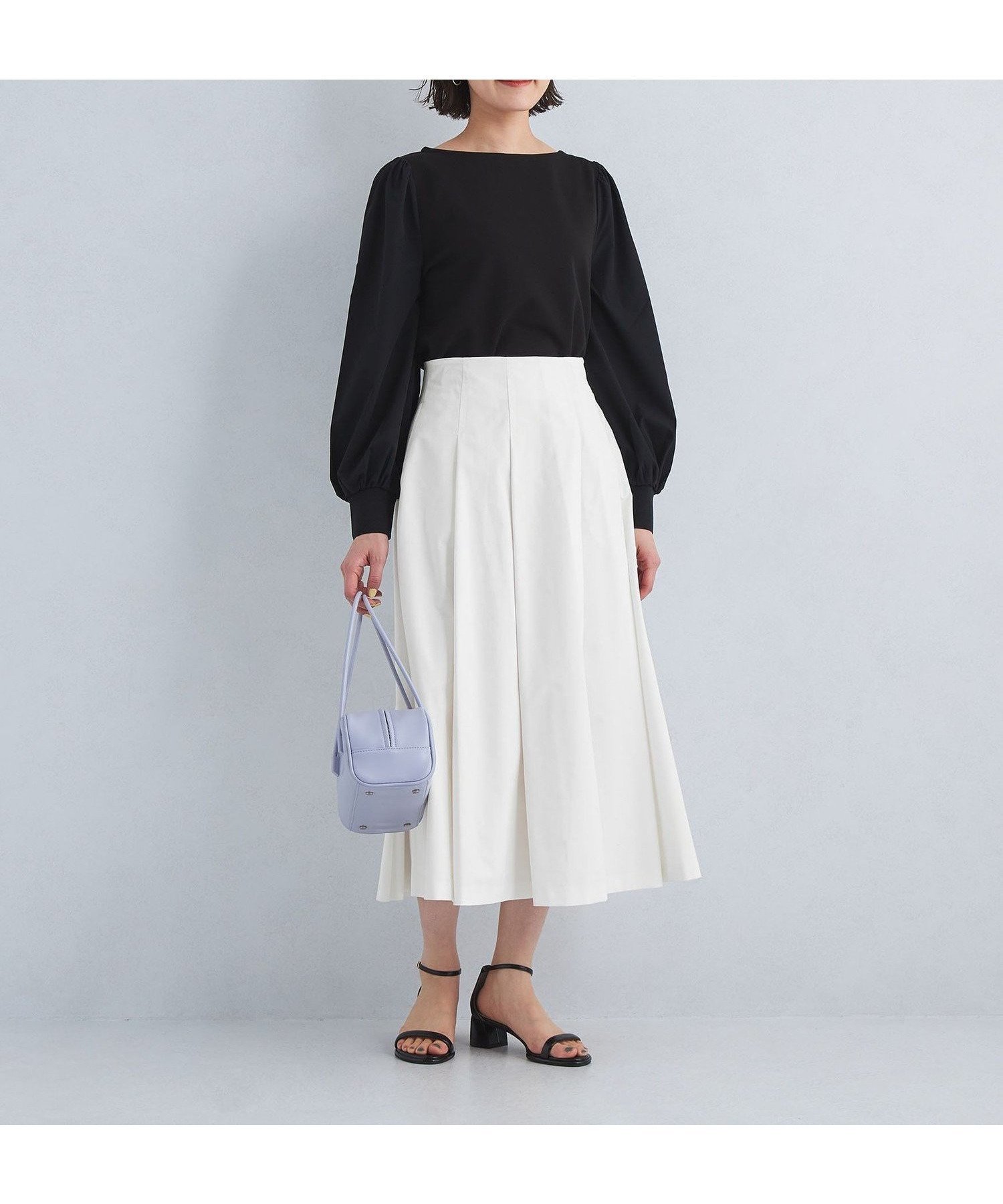 【その他のブランド/Other】のタック フレア スカート 2 インテリア・キッズ・メンズ・レディースファッション・服の通販 founy(ファニー) 　ファッション　Fashion　レディースファッション　Fashion for Women　スカート　Skirts　Aライン・フレアスカート　A-Line & Flared Skirts　ウェーブ　Wavy Pattern　フレア　Flare, Flared　WHITE|ID: prp329100004533384 ipo3291000000033009662
