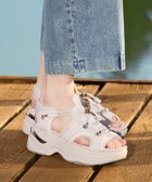 【プラスダイアナ/plus diana】の【軽量】ドローコードサンダル 人気、トレンドファッション・服の通販 founy(ファニー) ファッション Fashion レディースファッション Fashion for Women ビジュー Bijou, Jewel-like Accent フラット Flat, Flat Shoes メタル Metal, Metal Parts ラバー Rubber, Rubber Sole 人気 Popular, Best Seller 軽量 Lightweight, Ultra Light thumbnail アイボリー生地*|ID: prp329100004533385 ipo3291000000032529687