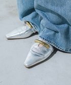 【イーボル/EVOL】の【軽量・柔らかい】ゴールドモチーフスクエアパンプス 人気、トレンドファッション・服の通販 founy(ファニー) ファッション Fashion レディースファッション WOMEN 軽量 Lightweight シルバー Silver シンプル Simple ソックス Socks 人気 Popularity フラット Flat ミュール Mule モチーフ Motif リアル Real 楽ちん Easy おすすめ Recommend 2025年 2025 2025春夏・S/S Ss,Spring/Summer,2025 thumbnail SV|ID: prp329100004533393 ipo3291000000032104451