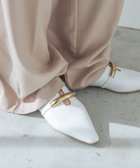 【イーボル/EVOL】の【軽量・柔らかい】ゴールドモチーフスクエアパンプス 人気、トレンドファッション・服の通販 founy(ファニー) ファッション Fashion レディースファッション WOMEN 軽量 Lightweight シルバー Silver シンプル Simple ソックス Socks 人気 Popularity フラット Flat ミュール Mule モチーフ Motif リアル Real 楽ちん Easy おすすめ Recommend 2025年 2025 2025春夏・S/S Ss,Spring/Summer,2025 thumbnail WH|ID: prp329100004533393 ipo3291000000032104454