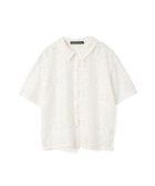 【マーコート/MARcourt】のmizuiro ind タイルレースシャツ 人気、トレンドファッション・服の通販 founy(ファニー) ファッション Fashion レディースファッション Fashion for Women トップス・カットソー Cut & Sew Tops シャツ・ブラウス・オフィスカジュアル Elegant Blouses & Button-Ups インナー Innerwear ベーシック Basic, Essential ポケット Pocket, Pocket Detail レギュラー Regular, Standard Fit レース Lace, Lace Fabric エレガント 上品 Elegant thumbnail アイボリー|ID: prp329100004533405 ipo3291000000032995176