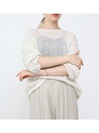 【ラシュッド/LASUD】の和紙ニットプルオーバー 人気、トレンドファッション・服の通販 founy(ファニー) ファッション Fashion レディースファッション WOMEN トップス・カットソー Tops/Tshirt ニット Knit Tops プルオーバー Pullover 吸水 Water Absorption シンプル Simple ベーシック Basic ルーズ Loose エレガント 上品 Elegant thumbnail オフホワイト|ID: prp329100004533414 ipo3291000000032042231