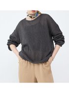【ラシュッド/LASUD】の和紙ニットプルオーバー 人気、トレンドファッション・服の通販 founy(ファニー) ファッション Fashion レディースファッション WOMEN トップス・カットソー Tops/Tshirt ニット Knit Tops プルオーバー Pullover 吸水 Water Absorption シンプル Simple ベーシック Basic ルーズ Loose エレガント 上品 Elegant thumbnail チャコールグレー|ID: prp329100004533414 ipo3291000000032042233