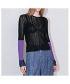 【アウラアイラ/AULA AILA】のSHHER RIB KNIT BLACK|ID: prp329100004533425 ipo3291000000032115926