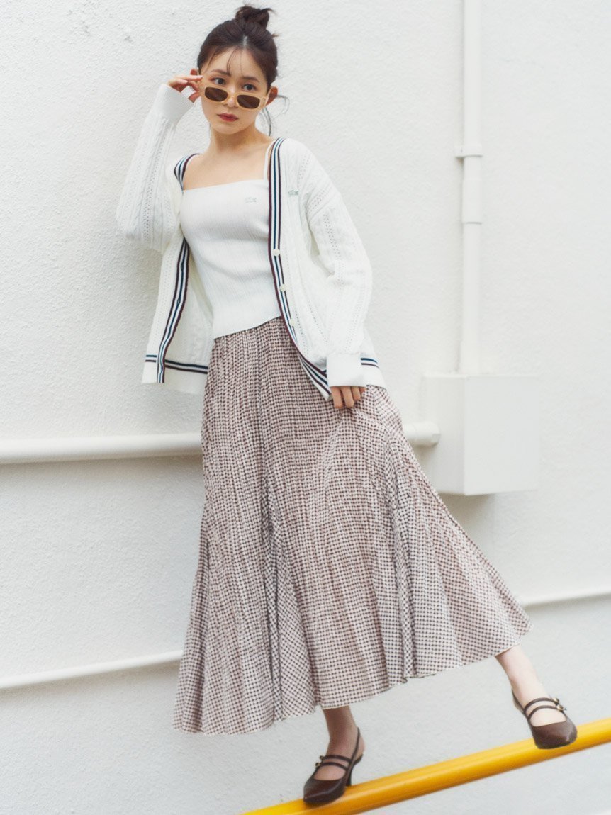【スナイデル/SNIDEL】のプリーツフレアスカート インテリア・キッズ・メンズ・レディースファッション・服の通販 founy(ファニー) 　ファッション　Fashion　レディースファッション　Fashion for Women　スカート　Skirts　Aライン・フレアスカート　A-Line & Flared Skirts　おすすめ　Recommended / Our Picks　ギンガム　Gingham, Gingham Fabric　クラシカル　Classical, Vintage-Inspired　サンダル　Sandals, Summer Shoes　シアー　Sheer, See-Through　ストレート　Straight, Straight Cut　スニーカー　Sneakers, Trainers　チェック　Check, Plaid, Tartan　フェミニン　Feminine, Girly　フレア　Flare, Flared　プリーツ　Pleats, Pleated　ランダム　Random, Irregular　レース　Lace, Lace Fabric　エレガント 上品　Elegant　夏　Summer　春　Spring　S/S・春夏　SS, Spring/Summer, Warm Season　楽ちん　Easy Fit, Comfortable　BRW[058]|ID: prp329100004533435 ipo3291000000032612148