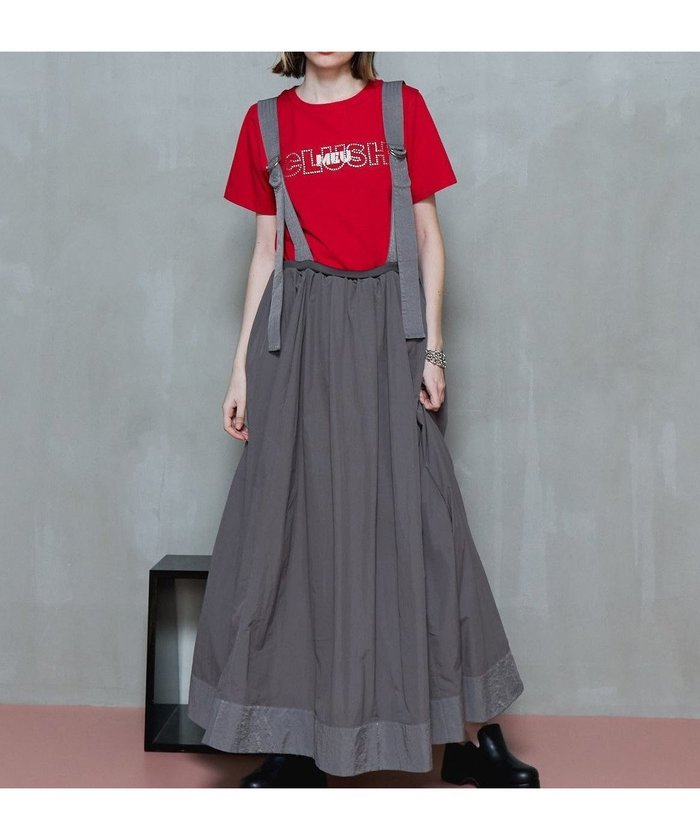 【メゾンスペシャル/MAISON SPECIAL】のSuspender Volume Skirt インテリア・キッズ・メンズ・レディースファッション・服の通販 founy(ファニー) https://founy.com/ ファッション Fashion レディースファッション Fashion for Women スカート Skirts エレガント 上品 Elegant サスペンダー Suspenders, Braces シンプル Simple, Minimal スポーツ Sports, Activewear |ID: prp329100004533439 ipo3291000000032711684