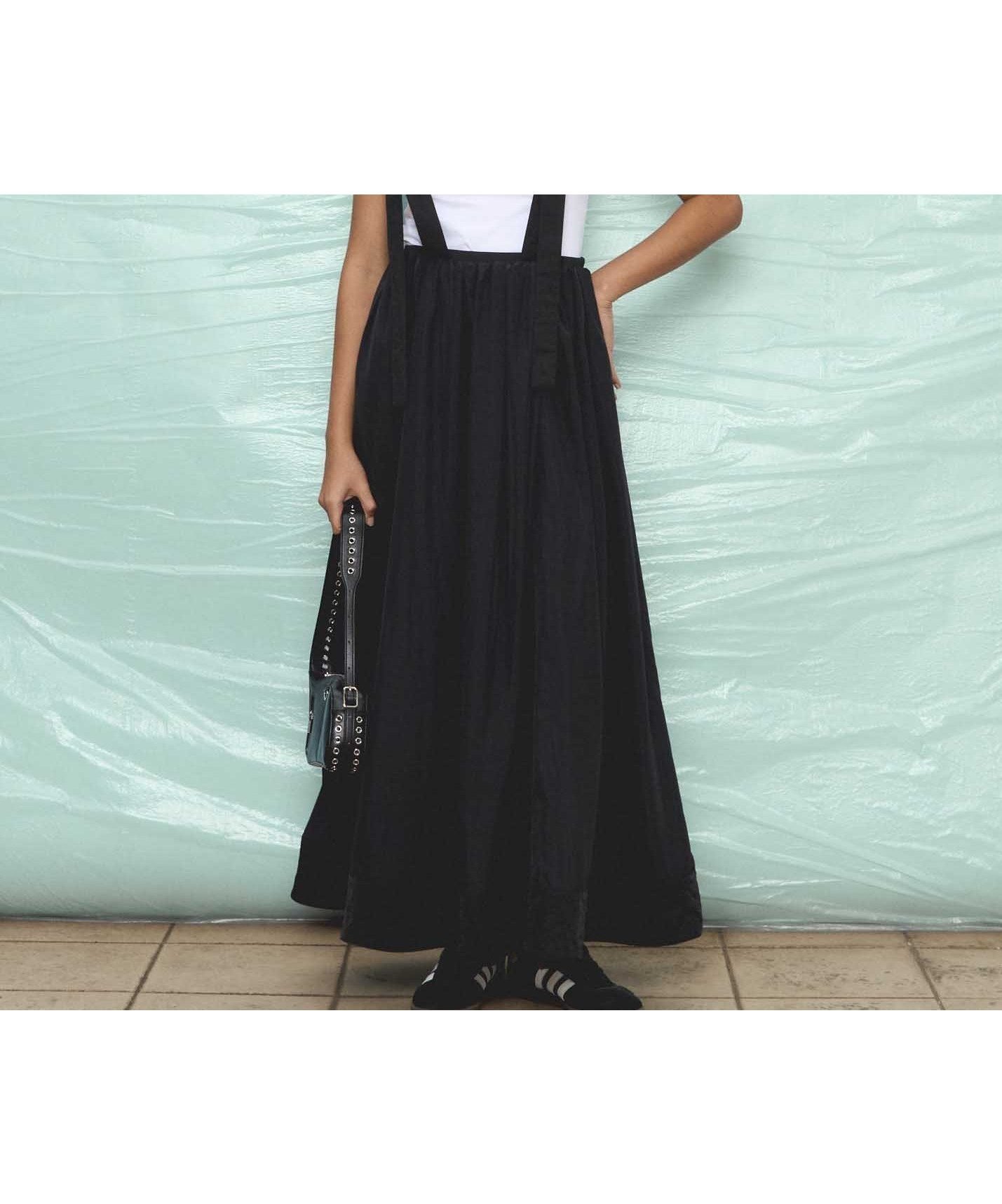 【メゾンスペシャル/MAISON SPECIAL】のSuspender Volume Skirt インテリア・キッズ・メンズ・レディースファッション・服の通販 founy(ファニー) 　ファッション　Fashion　レディースファッション　Fashion for Women　スカート　Skirts　エレガント 上品　Elegant　サスペンダー　Suspenders, Braces　シンプル　Simple, Minimal　スポーツ　Sports, Activewear　BLK|ID: prp329100004533439 ipo3291000000032711688