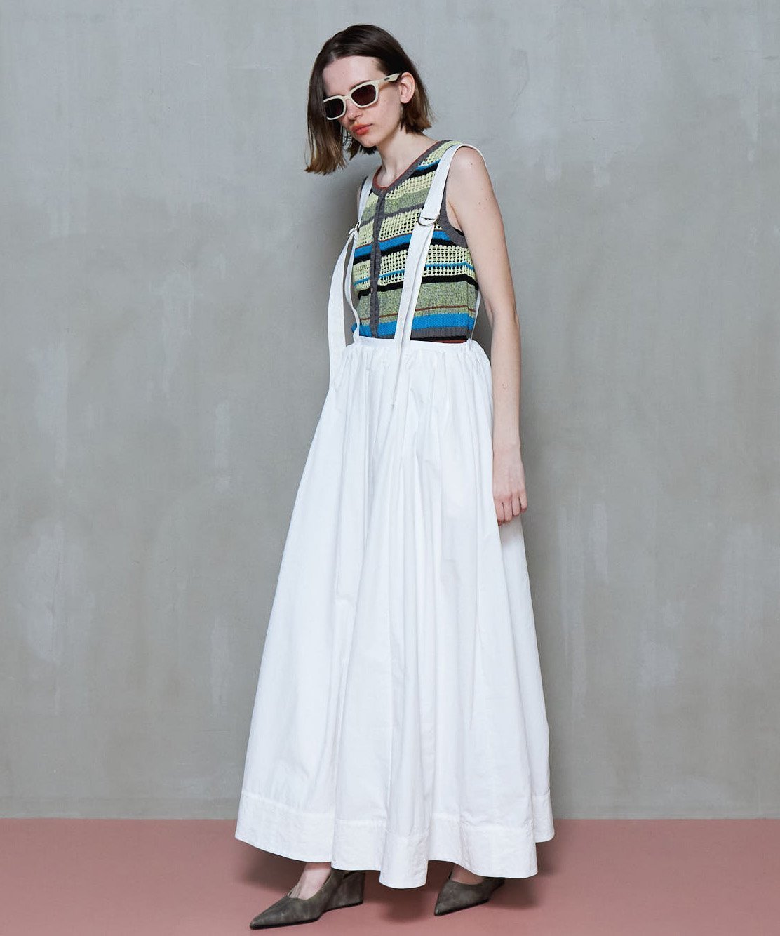 【メゾンスペシャル/MAISON SPECIAL】のSuspender Volume Skirt インテリア・キッズ・メンズ・レディースファッション・服の通販 founy(ファニー) 　ファッション　Fashion　レディースファッション　Fashion for Women　スカート　Skirts　エレガント 上品　Elegant　サスペンダー　Suspenders, Braces　シンプル　Simple, Minimal　スポーツ　Sports, Activewear　WHT|ID: prp329100004533439 ipo3291000000032711692