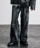【ロッキーモンロー/Rocky Monroe】の銀箔プリント ワイドカーブデニムパンツ 人気、トレンドファッション・服の通販 founy(ファニー) ファッション Fashion レディースファッション WOMEN パンツ Pants デニムパンツ Denim Pants シンプル Simple デニム Denim トレンド Trend プリント Print ワンポイント One Point thumbnail 10.ブラック|ID: prp329100004533448 ipo3291000000032042363