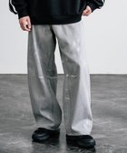 【ロッキーモンロー/Rocky Monroe】の銀箔プリント ワイドカーブデニムパンツ 人気、トレンドファッション・服の通販 founy(ファニー) ファッション Fashion レディースファッション WOMEN パンツ Pants デニムパンツ Denim Pants シンプル Simple デニム Denim トレンド Trend プリント Print ワンポイント One Point thumbnail 11.グレー|ID: prp329100004533448 ipo3291000000032042366