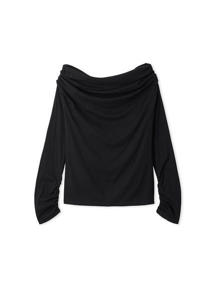 【スタイリング/styling】のオフショルダーカットトップス インテリア・キッズ・メンズ・レディースファッション・服の通販 founy(ファニー) 　ファッション　Fashion　レディースファッション　WOMEN　トップス・カットソー　Tops/Tshirt　おすすめ　Recommend　BLK[009]|ID: prp329100004533462 ipo3291000000032042429