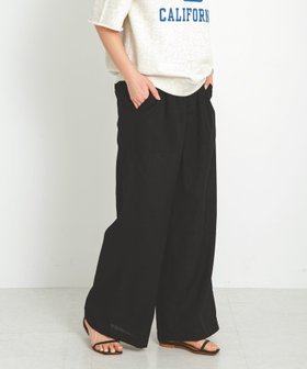 【サニーレーベル/Sonny Label / URBAN RESEARCH】の『UR TECH 高機能リネン』リネン混ベイカーイージーパンツ 人気、トレンドファッション・服の通販 founy(ファニー) ファッション Fashion レディースファッション WOMEN パンツ Pants 2025年 2025 2025春夏・S/S Ss,Spring/Summer,2025 フレンチ French ポケット Pocket リネン Linen 吸水 Water Absorption 夏 Summer 春 Spring S/S・春夏 Ss・Spring/Summer |ID:prp329100004533463
