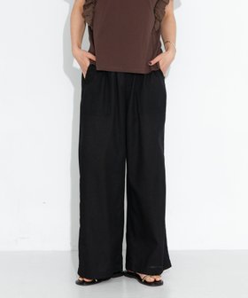 【サニーレーベル/Sonny Label / URBAN RESEARCH】の『UR TECH 高機能リネン』リネン混ベイカーイージーパンツ 人気、トレンドファッション・服の通販 founy(ファニー) ファッション Fashion レディースファッション Fashion for Women パンツ Pants & Trousers 2025年 2025 2025春夏・S/S Spring/Summer 2025 SS25 フレンチ French, French Style ポケット Pocket, Pocket Detail リネン Linen, Linen Fabric 吸水 Absorbent, Quick-Dry 夏 Summer 春 Spring S/S・春夏 SS, Spring/Summer, Warm Season |ID:prp329100004533463