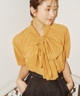 【ロペ/ROPE'】のシアートリコットボウタイブラウス 人気、トレンドファッション・服の通販 founy(ファニー) ファッション Fashion レディースファッション WOMEN トップス・カットソー Tops/Tshirt シャツ/ブラウス Shirts/Blouses おすすめ Recommend インナー Inner コンパクト Compact シアー Sheer ジャケット Jacket ジャージー Jersey スタイリッシュ Stylish テクスチャー Texture バランス Balance フェミニン Feminine ボトム Bottom ポケット Pocket |ID:prp329100004533478