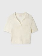 【エイミーイストワール/eimy istoire】の透かしニットポロ 人気、トレンドファッション・服の通販 founy(ファニー) ファッション Fashion レディースファッション Ladies' Fashion Online トップス・カットソー Tops/Tshirt ニット Knit Tops カーゴパンツ Cargo Pants コンパクト Compact 今季 This Season スキッパー Skipper ストレッチ Stretch 透かし Watermark デニム Denim プリーツ Pleats ボトム Bottom ボーダー Border ポロシャツ Polo Shirt 夏 Summer thumbnail LIGHT YELLOW|ID: prp329100004533487 ipo3291000000032532054