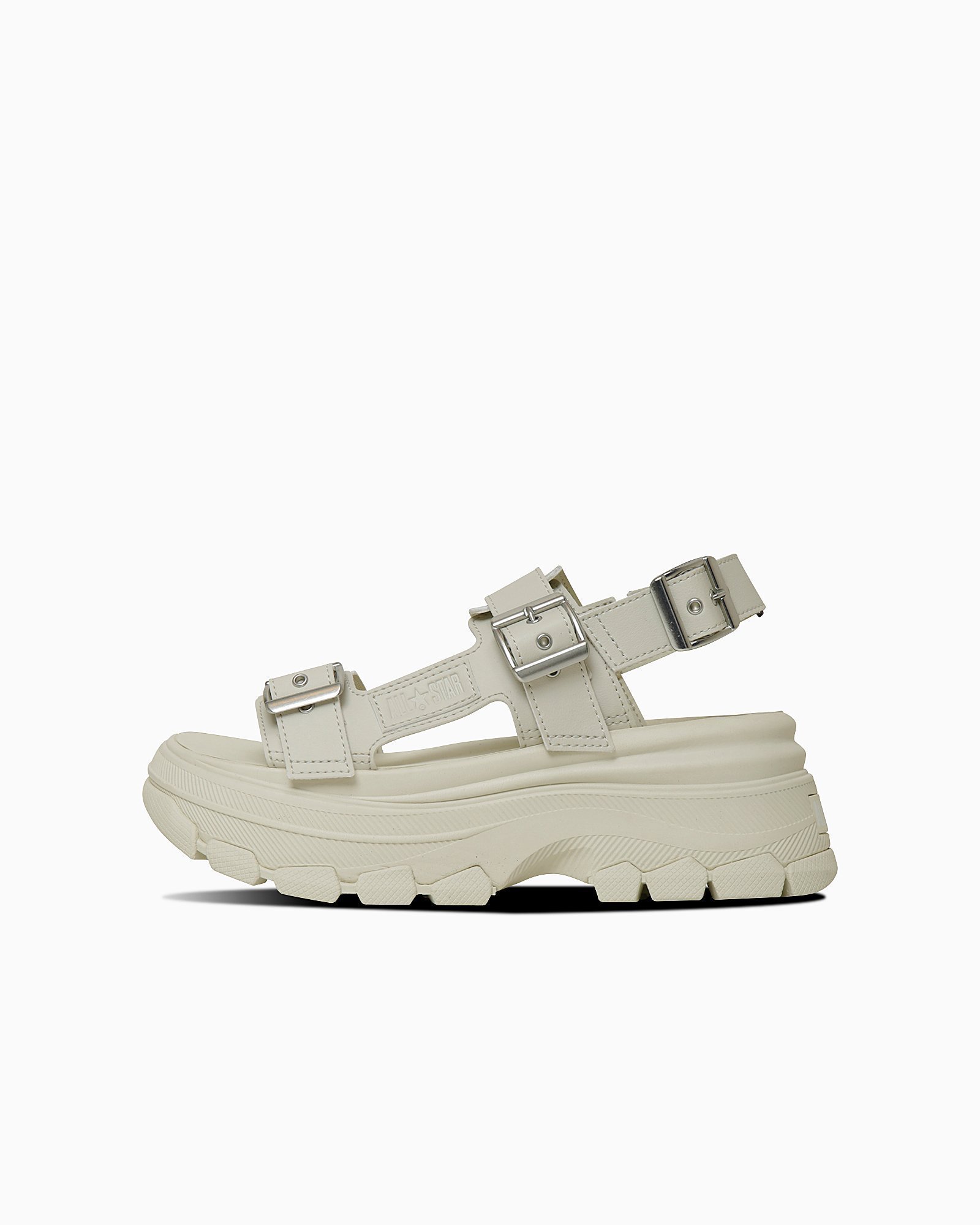 【コンバース/CONVERSE】の【CONVERSE 公式】ALL STAR TREKWAVE SANDAL / 【コンバース 公式】オールスター トレックウエーブ サンダル インテリア・キッズ・メンズ・レディースファッション・服の通販 founy(ファニー) 　ファッション　Fashion　レディースファッション　WOMEN　2025年　2025　2025春夏・S/S　Ss,Spring/Summer,2025　クッション　Cushion　サンダル　Sandals　スタイリッシュ　Stylish　パターン　Pattern　フィット　Fit　メタル　Metal　厚底　Platforms　リリーホワイト|ID: prp329100004533489 ipo3291000000032214801