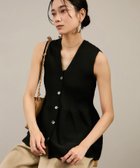 【サロン アダム エ ロペ/SALON adam et rope'】の【WEB限定】リブフレアーペプラムプルオーバー 2 2WAY・追加 ブラック(01)|ID: prp329100004533493 ipo3291000000032691805