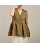 【サロン アダム エ ロペ/SALON adam et rope'】の【WEB限定】リブフレアーペプラムプルオーバー 2 2WAY・追加 キャメル(25)|ID: prp329100004533493 ipo3291000000032691807