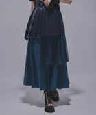【ハレ/HARE】のアシメミックスプリーツスカート ブルー系その他86|ID: prp329100004533497 ipo3291000000032621024