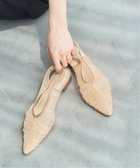 【ル タロン/Le Talon】のシアーギャザースリングバック ベージュ B|ID: prp329100004533498 ipo3291000000032042568