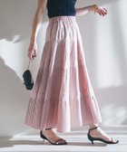 【ラブティックボンボン/La boutique BonBon】の【新サイズ登場!3サイズ展開あり】3段ティアードスカート2 ピンク|ID: prp329100004533513 ipo3291000000032042627
