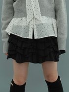 【ファーファー/FURFUR】のフリルティアードミニスカート BLK[009]|ID: prp329100004533527 ipo3291000000032042705