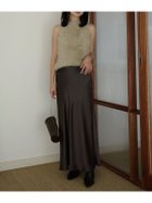 【アニュアンス/anuans】のサテンナロースカート 人気、トレンドファッション・服の通販 founy(ファニー) ファッション Fashion レディースファッション Fashion for Women スカート Skirts サテン Satin, Glossy Fabric シンプル Simple, Minimal バイアス Bias, Diagonal Cut ビンテージ Vintage, Retro Style thumbnail CHARCOAL BROWN|ID: prp329100004533532 ipo3291000000033941164