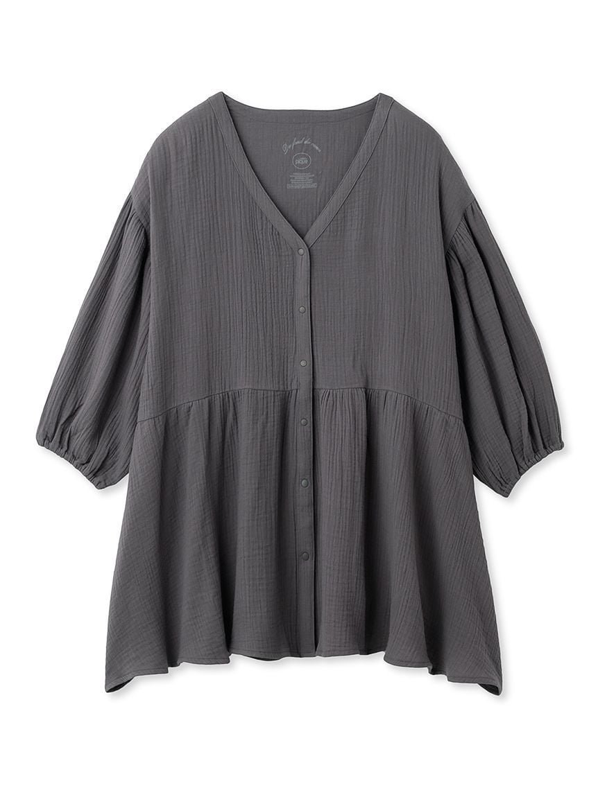 【ジェラート ピケ/gelato pique】のマタニティガーゼプルオーバー インテリア・キッズ・メンズ・レディースファッション・服の通販 founy(ファニー) 　ファッション　Fashion　レディースファッション　WOMEN　トップス・カットソー　Tops/Tshirt　プルオーバー　Pullover　おすすめ　Recommend　ギフト プレゼント　Gift Present　ダブル　Double　フロント　Front　ロング　Long　CGRY[007]|ID: prp329100004533541 ipo3291000000032042768